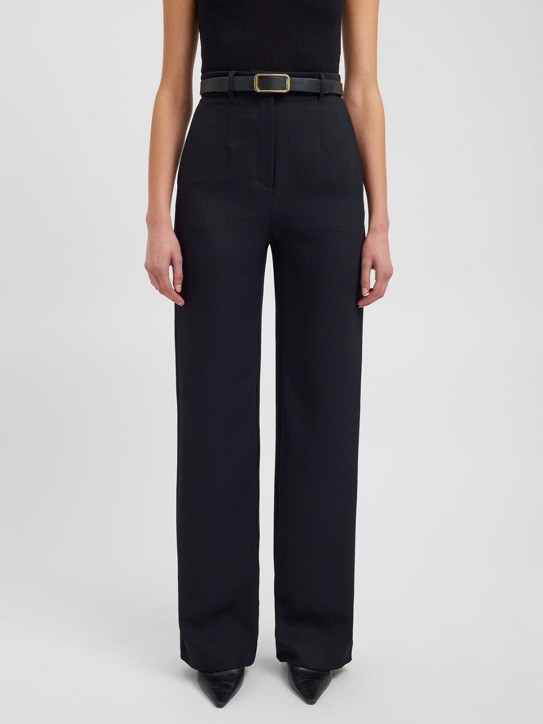 Pantalons Droits à Poches Style Habillé Décontracté