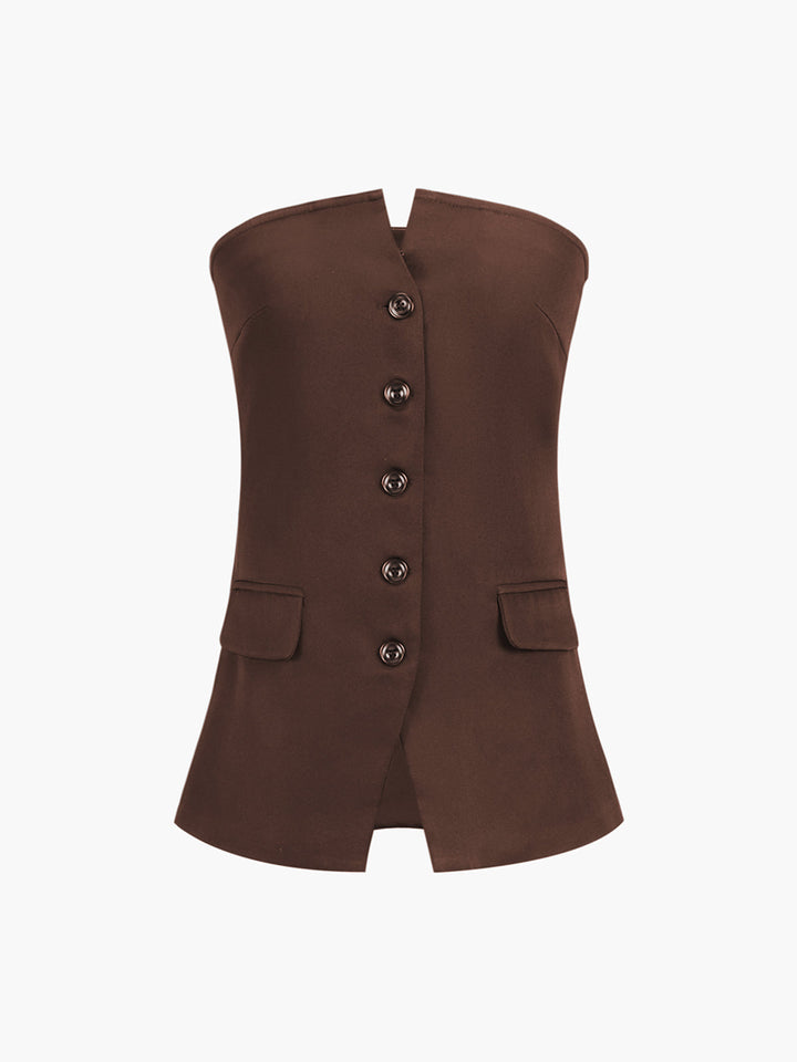 Haut Bandeau Boutonné