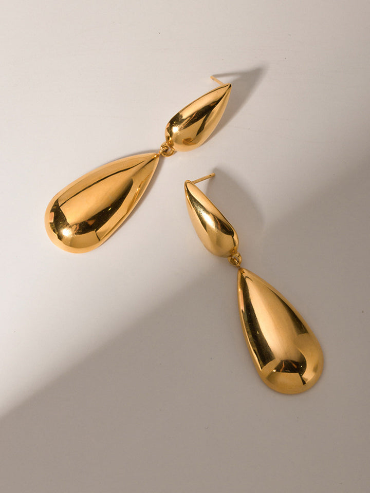 Boucles d'oreilles double larme