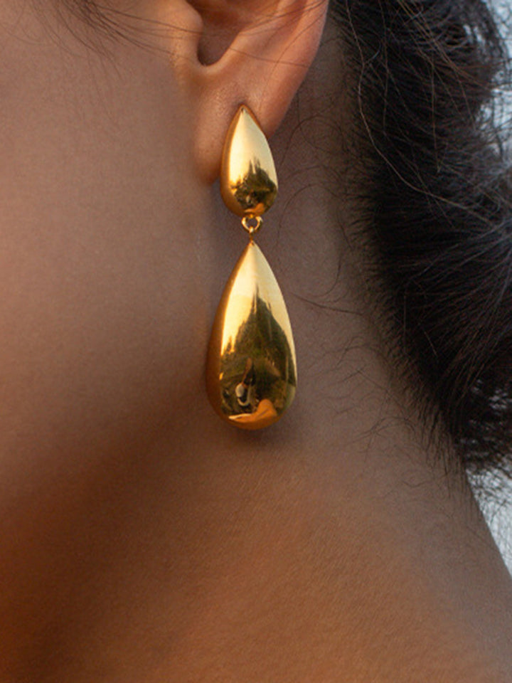 Boucles d'oreilles double larme