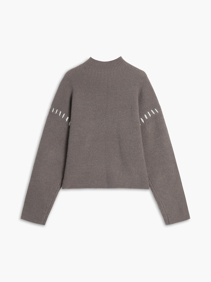 Sweater à col mock oversize Shift The Focus
