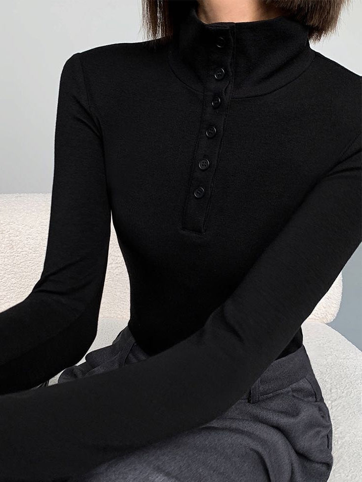 Chemise Manches Longues Boutonnée Slinky