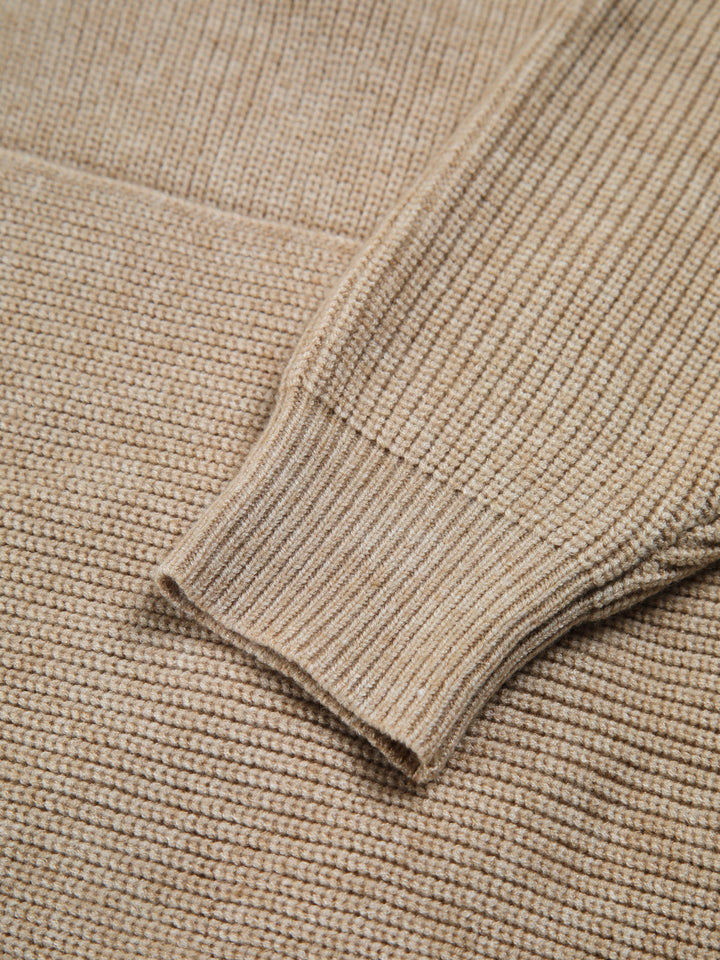 Pull Courte Cœur Croisé "Oversized"