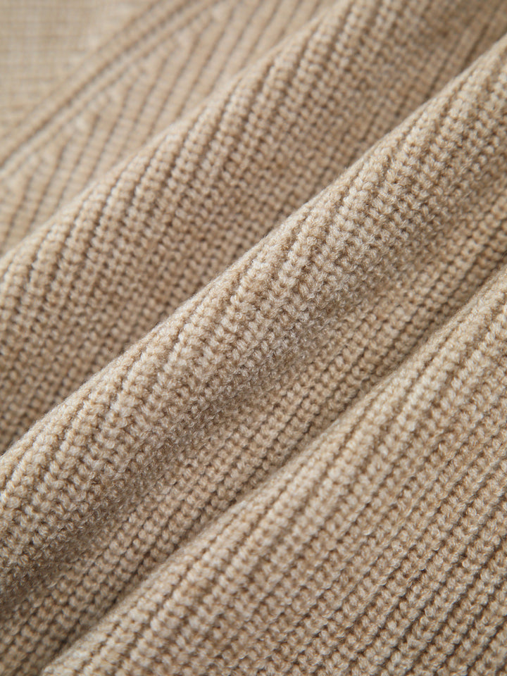 Pull Courte Cœur Croisé "Oversized"