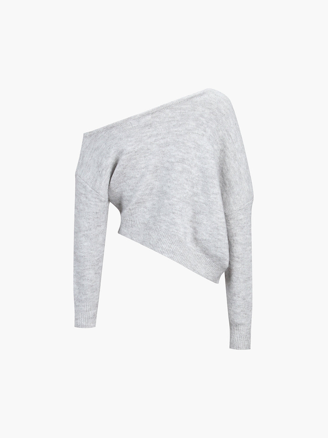 Pull à épaules dénudées asymétriques