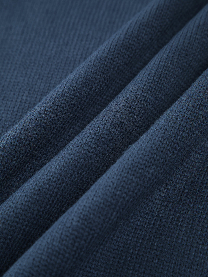 Pull en maille à col haut