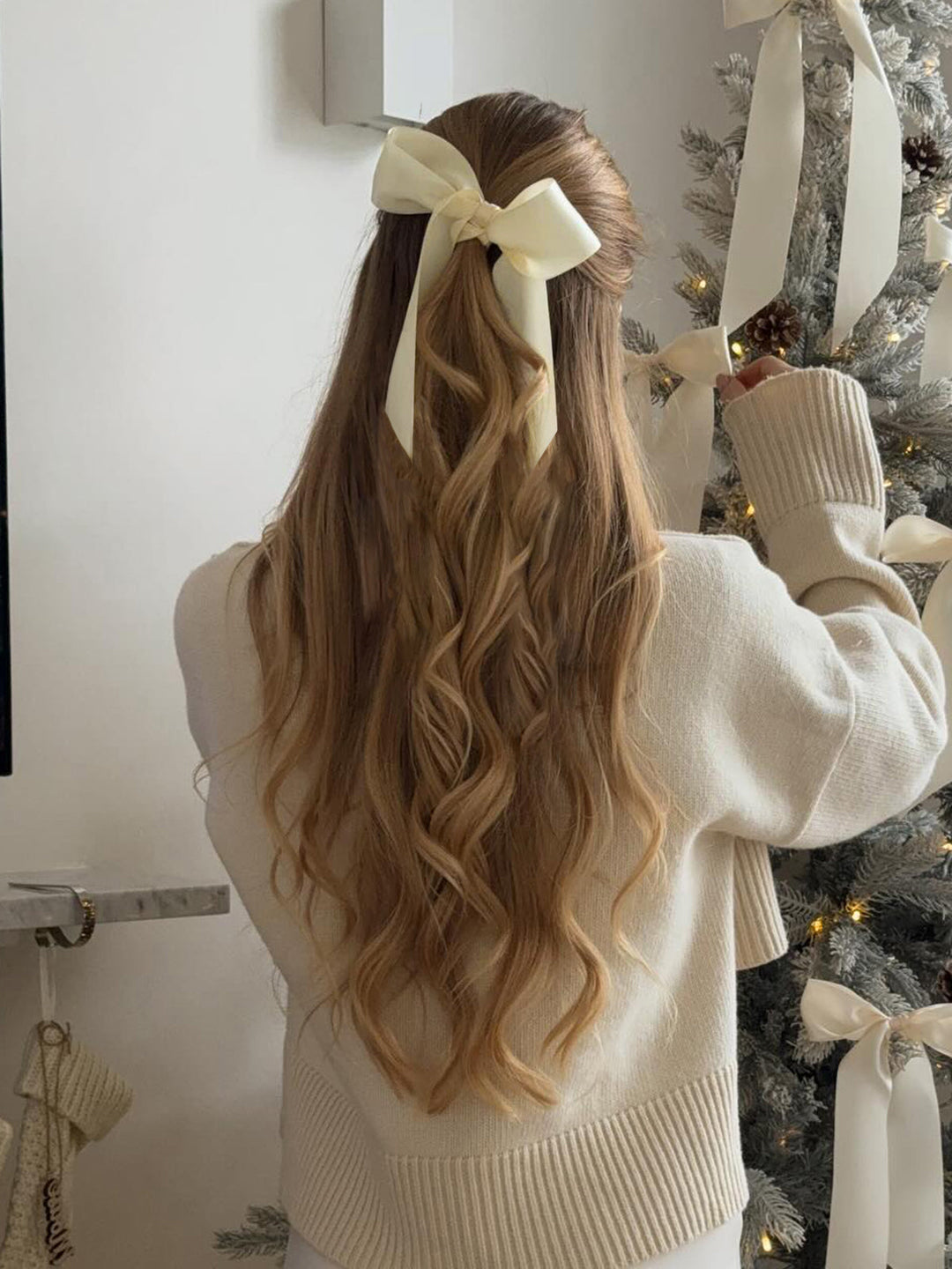 Clip pour cheveux avec nœud
