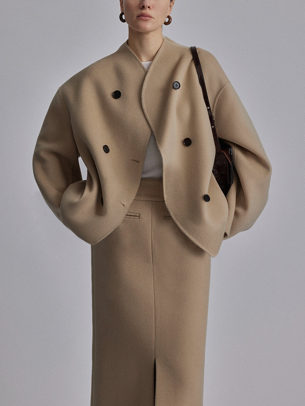 Veste Boutonnée Oversized