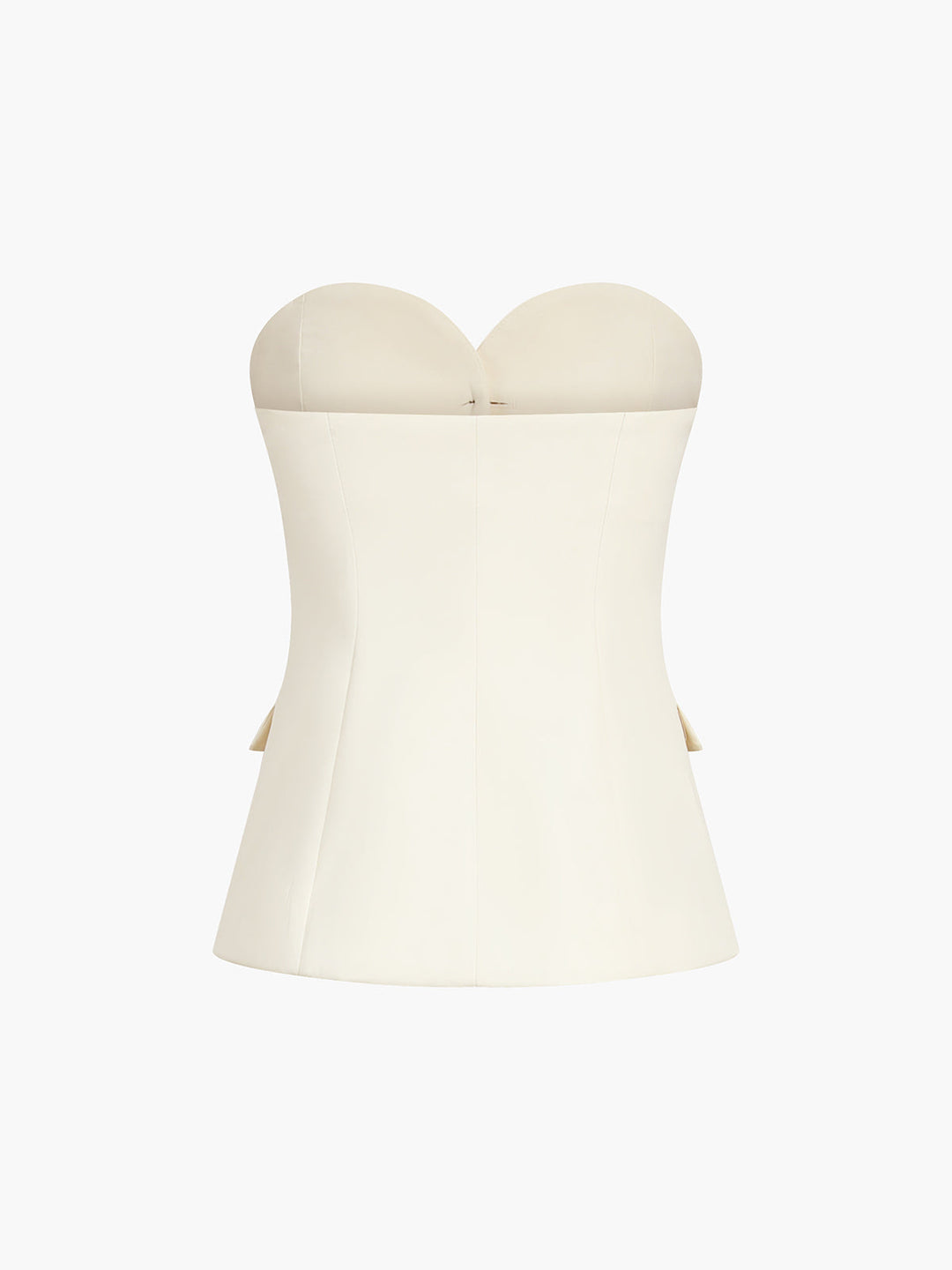 Haut bustier à boutons pour femme