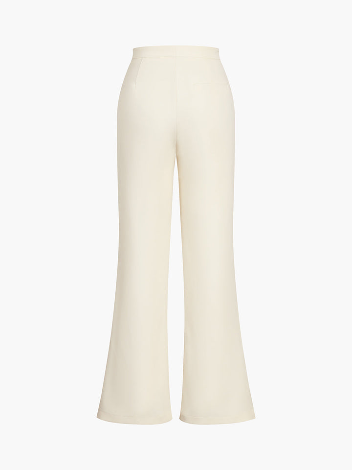 Pantalon Jambe Droite Uni