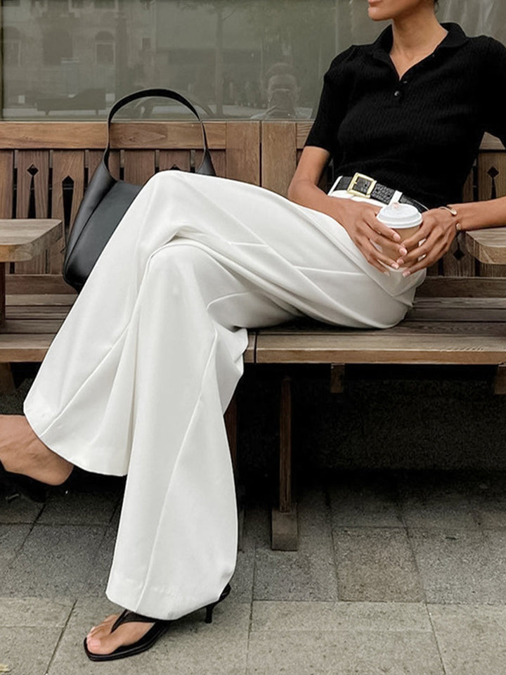 Pantalons Amples Sans Ceinture