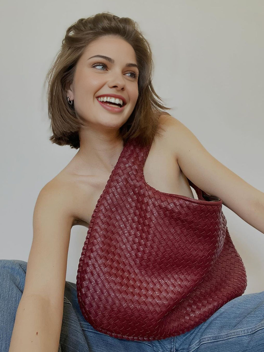 Sac Bandoulière Tressé Amour Imprévisible