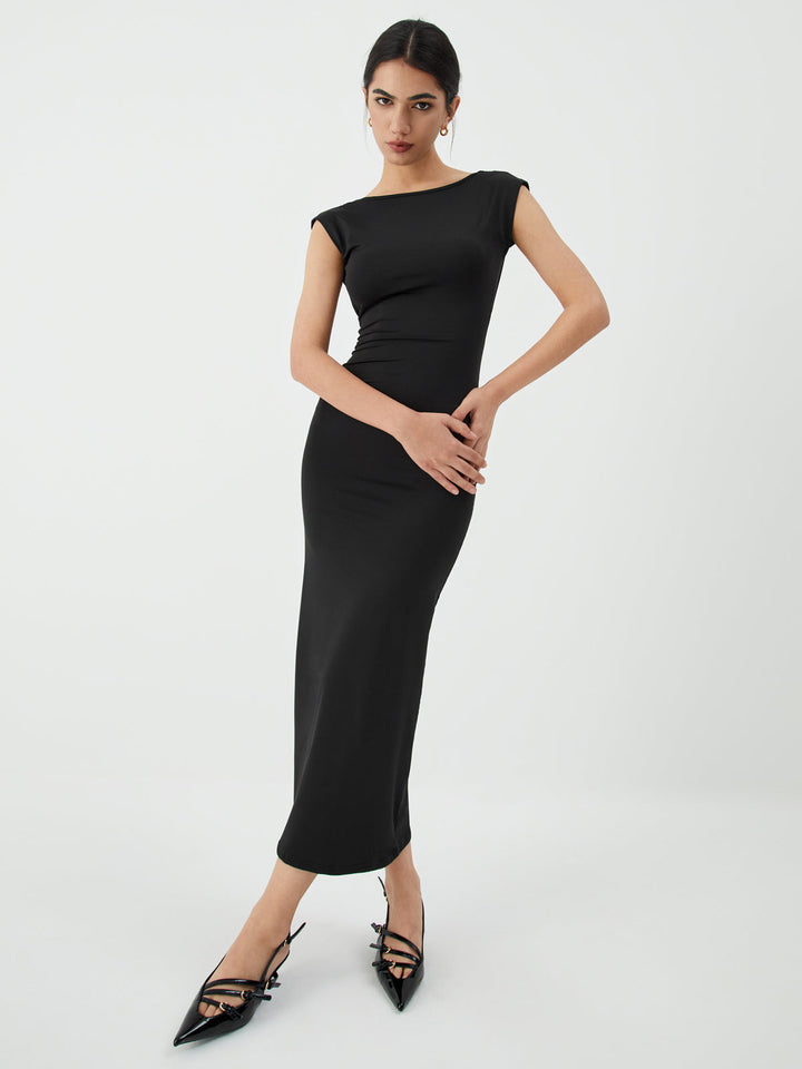 Robe Mi-longue Dos Nu Uni