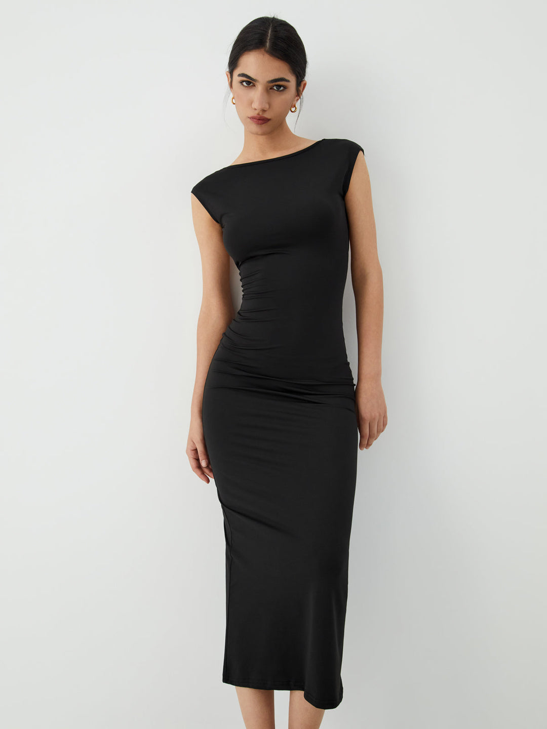Robe Mi-longue Dos Nu Uni
