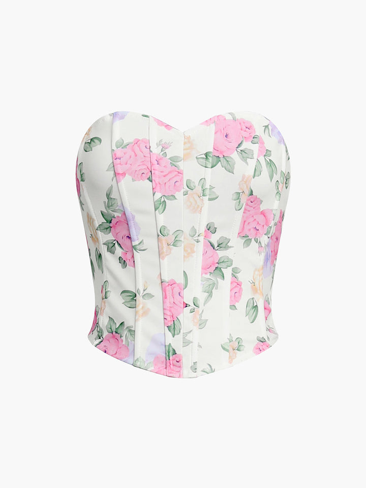 Corset à décolleté en forme de cœur