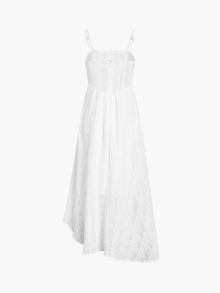 Robe Longue Cami Romantique en Coton