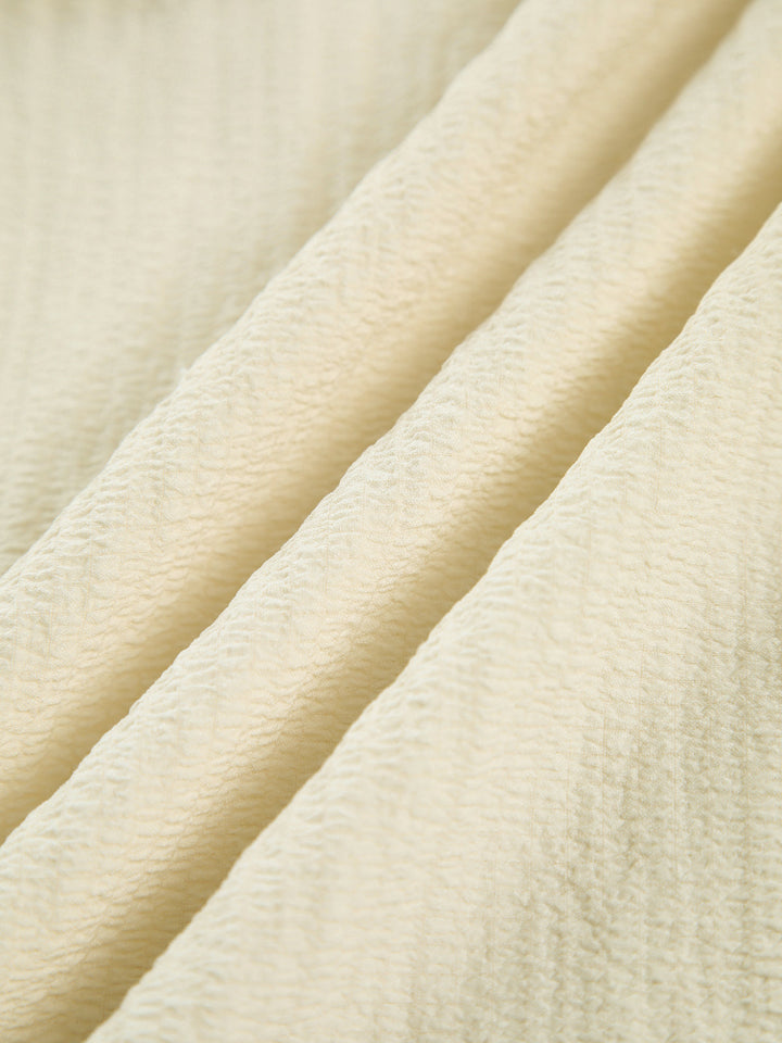 Robe Mi-Longue Dos Nu à Bretelles Croisées et Fente