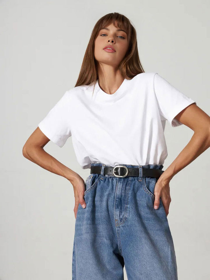 Chemise Unie Pour Tous les Moments