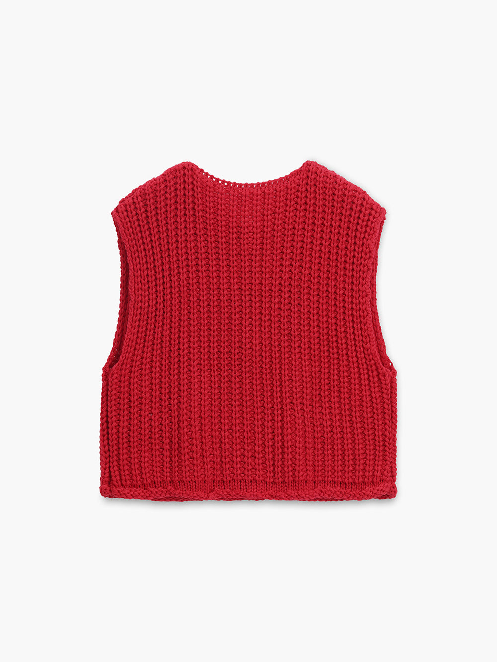 Gilet Boutonné en Mailles