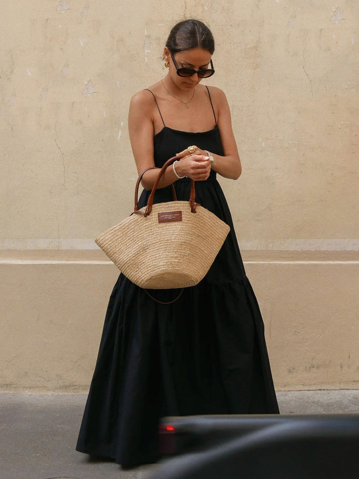 Robe longue dos nu unie