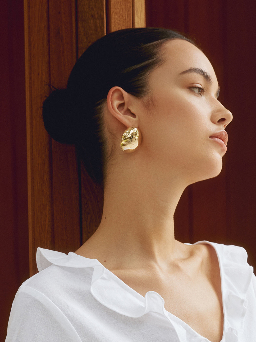 Boucles d'oreilles statement goutte d'eau épaisses