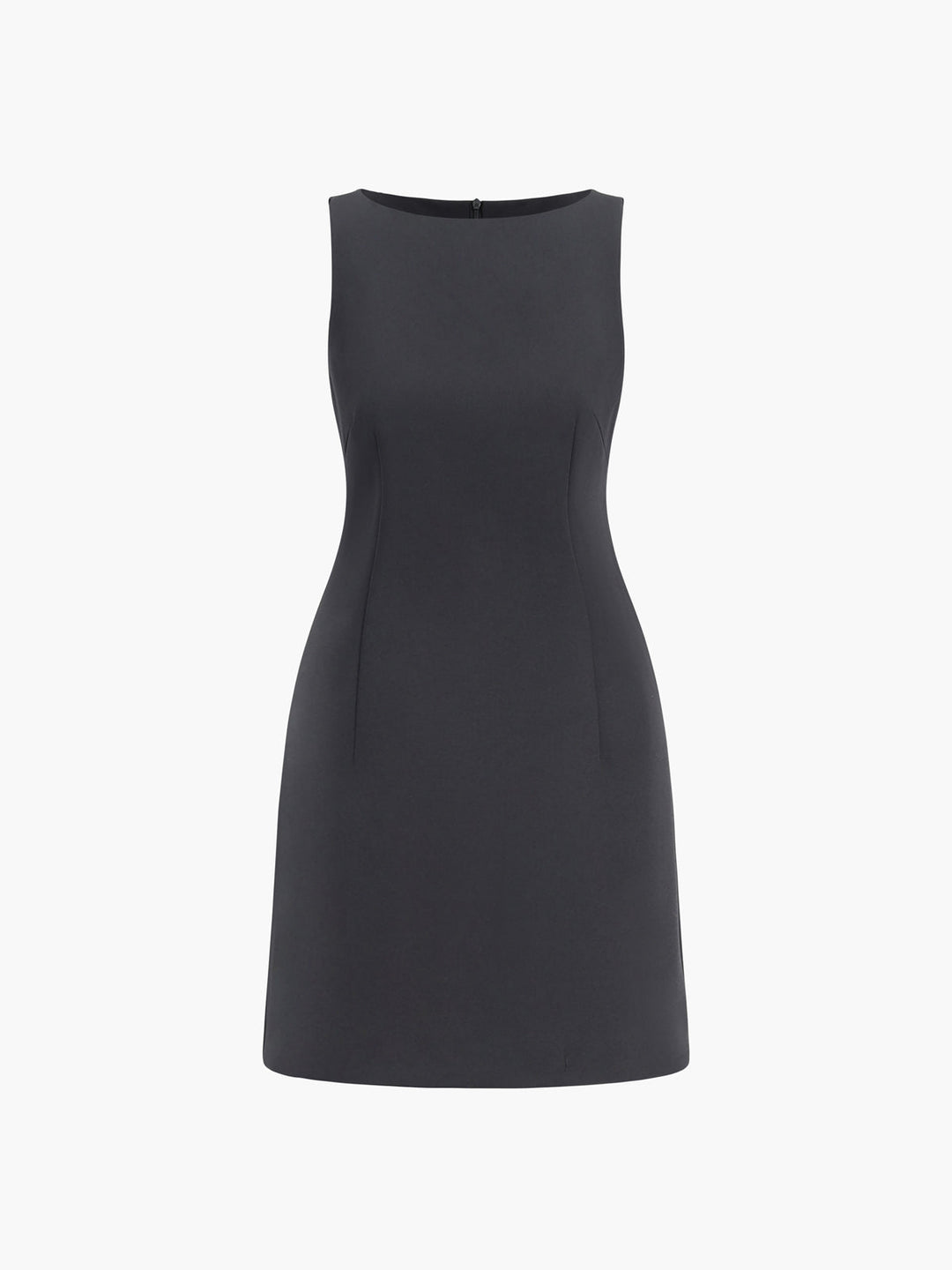 Robe Courte Sans Manches en Tissu