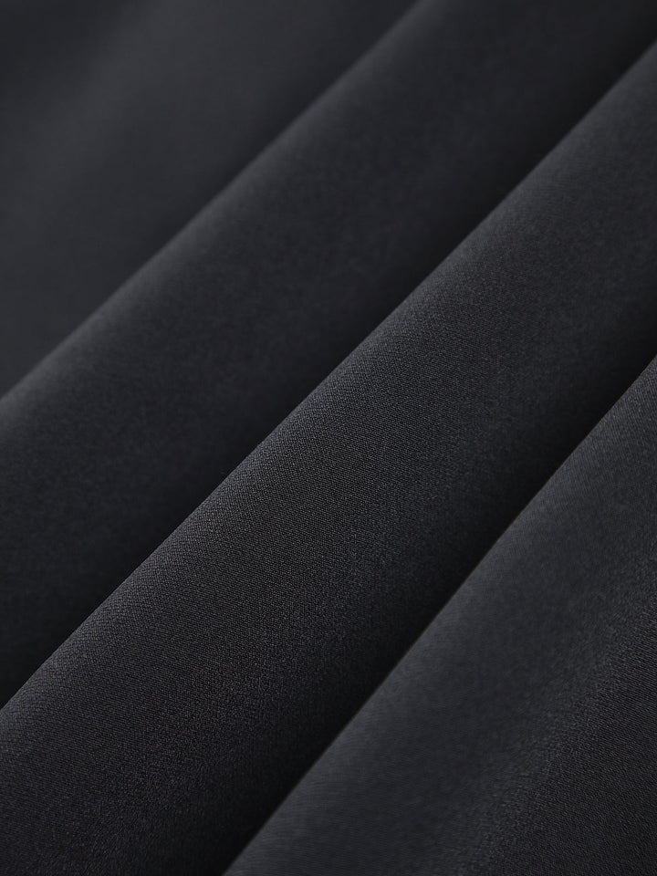 Robe Courte Sans Manches en Tissu
