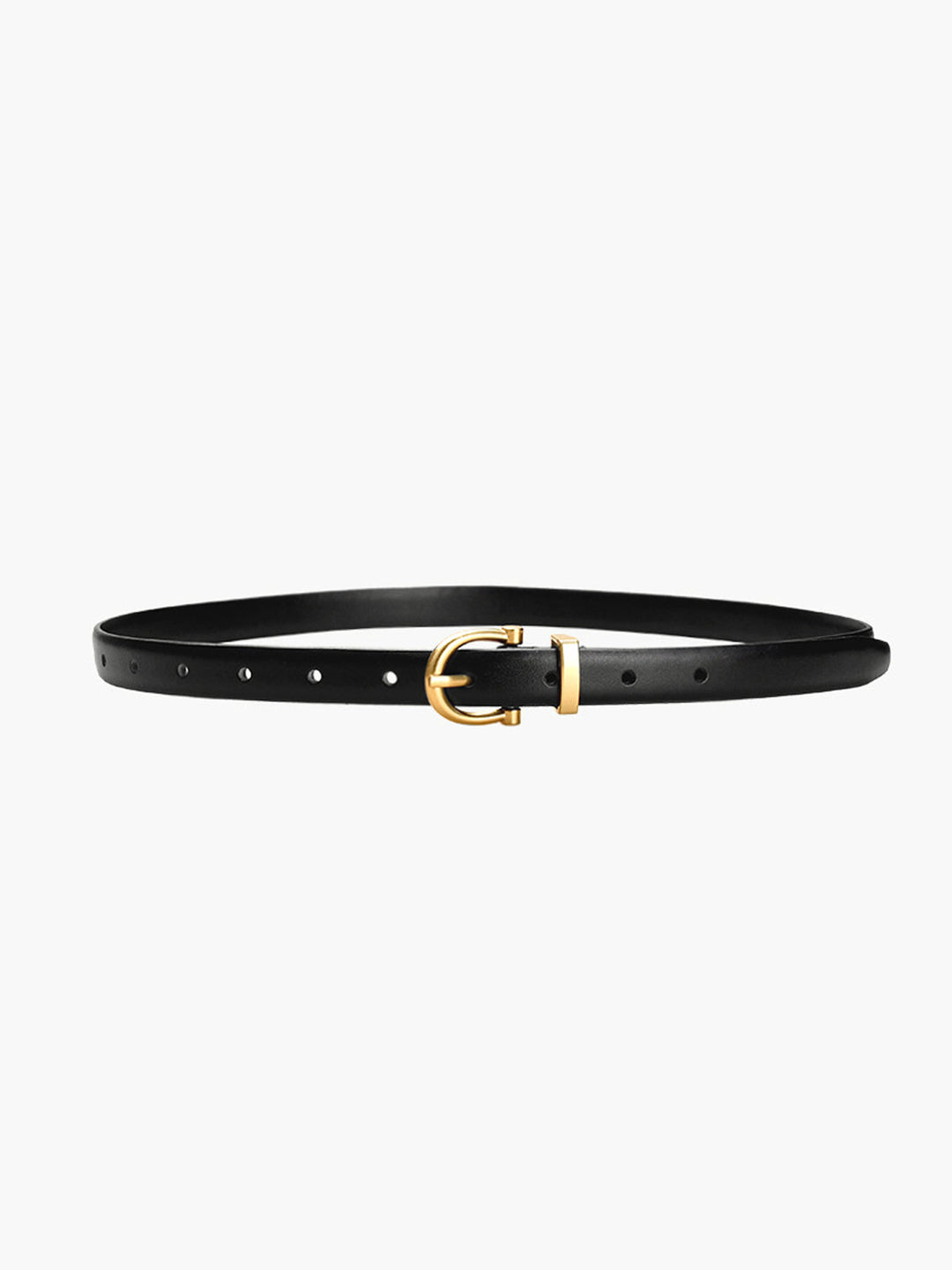 Ceinture à boucle ardillon simple en métal réglable