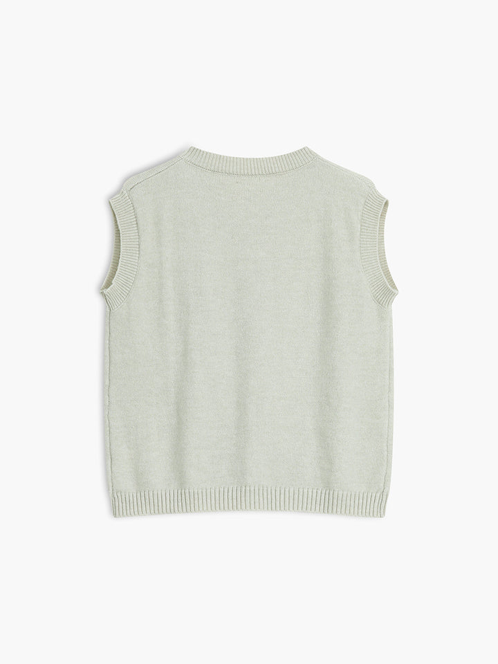 Gilet Boutonné Décontracté