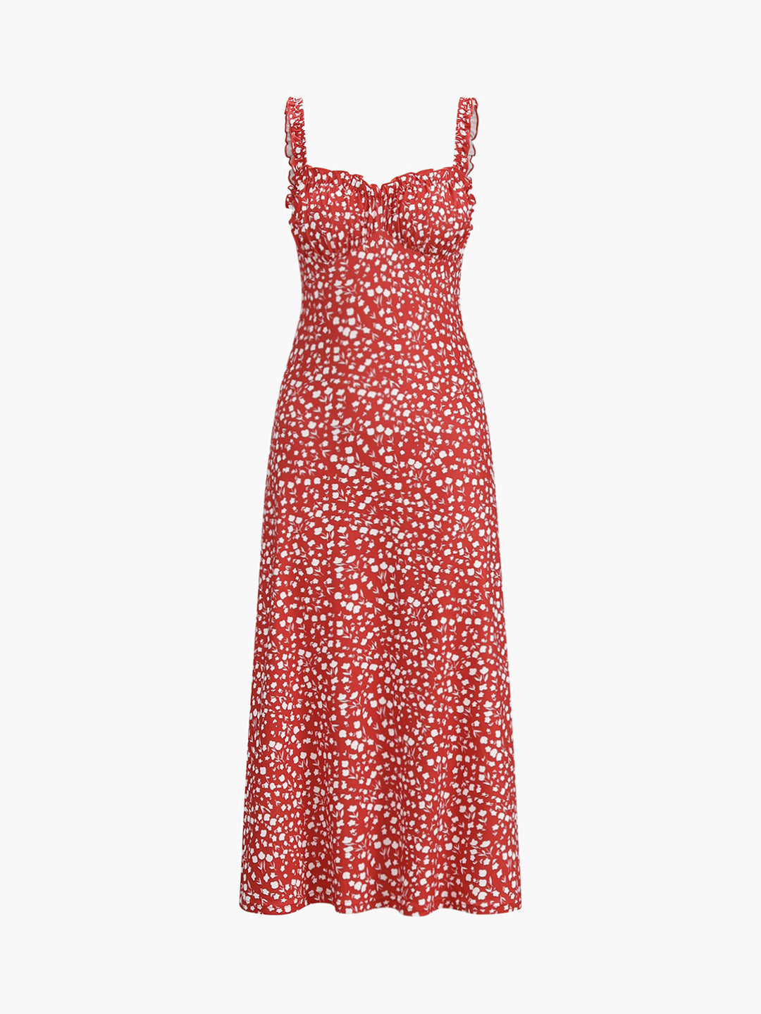 Robe Mi-Longue Bohème Fleurie Vacances
