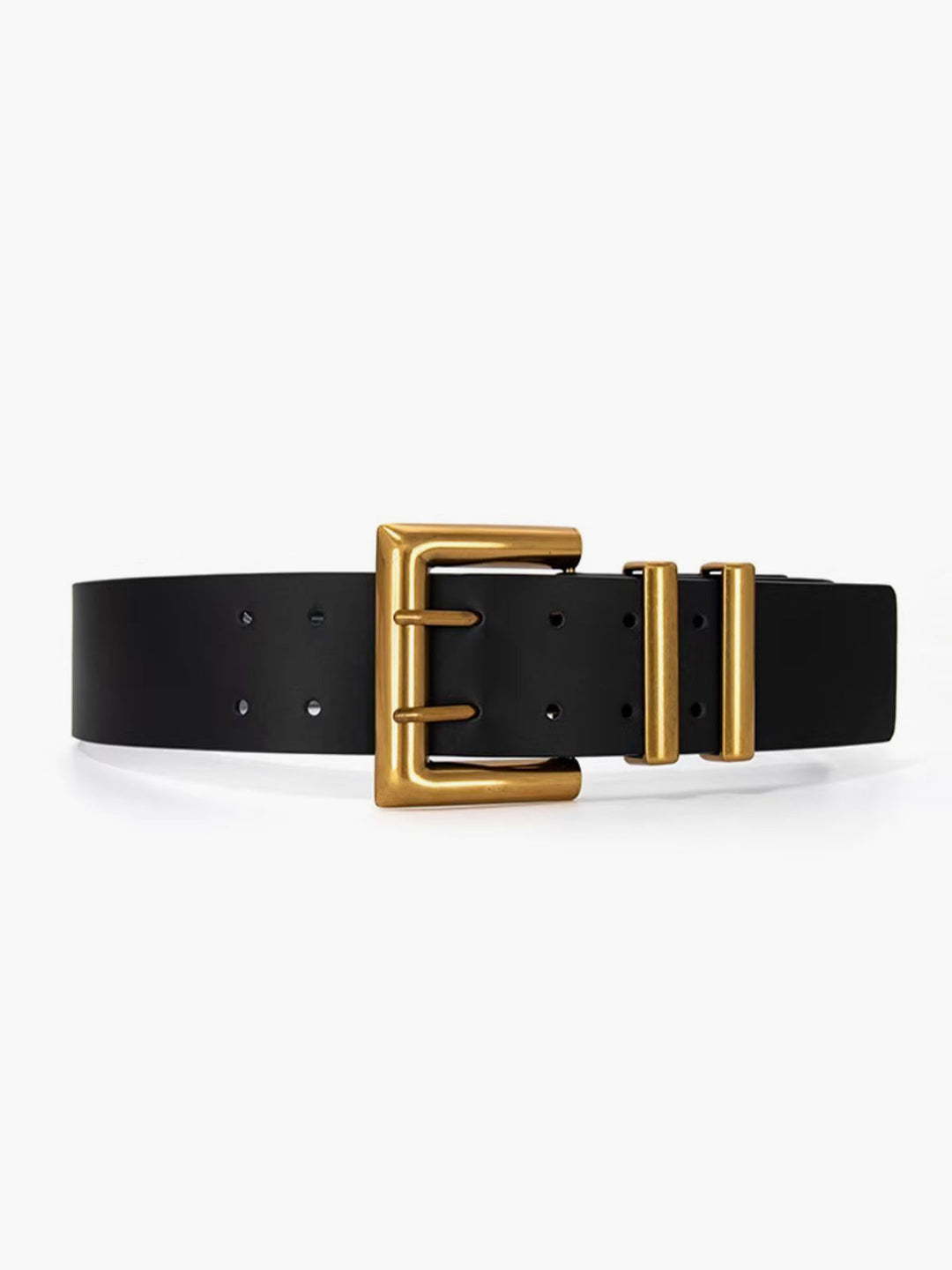 Ceinture Large à Boucle Métallique