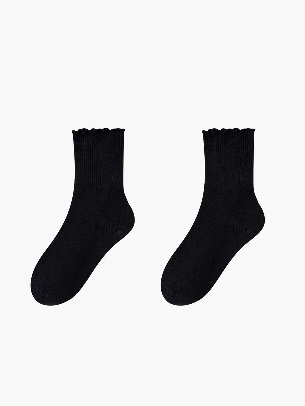 Chaussettes à Bord Festonné