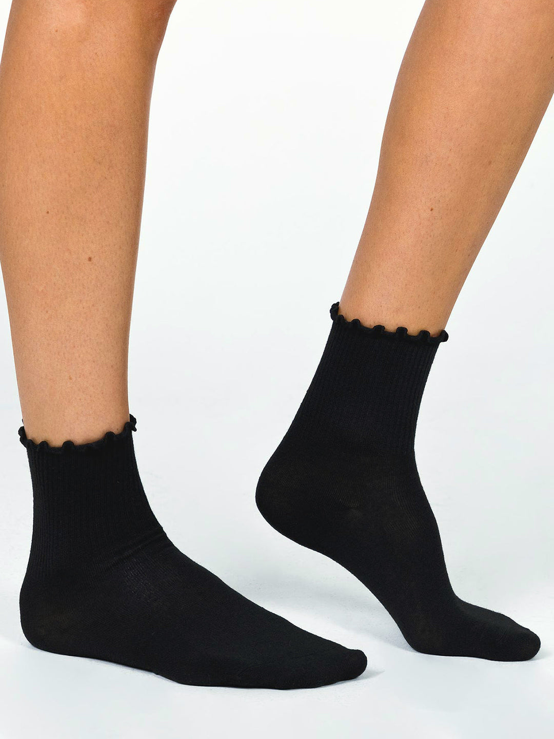 Chaussettes à Bord Festonné