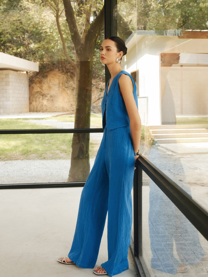 Ensemble Pantalon Loisir Coton & Lin