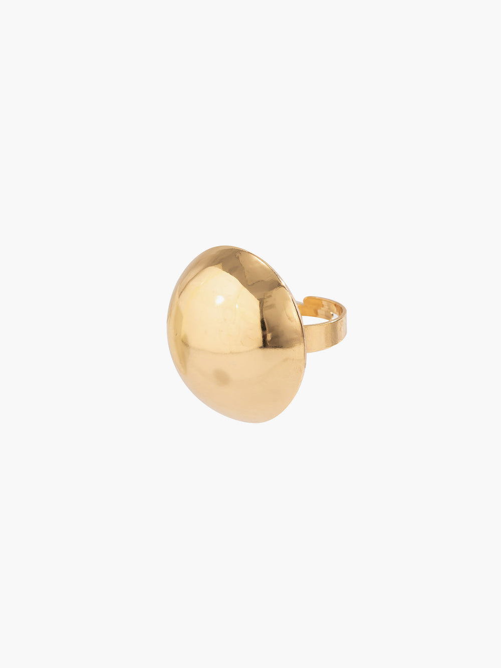 Bague Demi-Sphère Géométrique