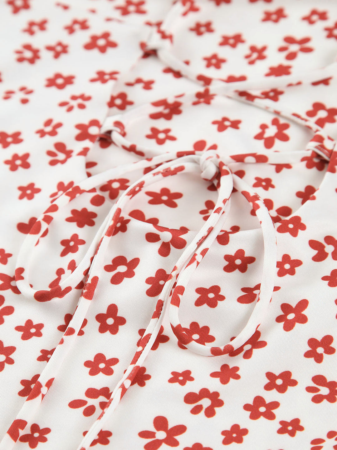 Robe Longue d'été Fluide à Bretelles Croisées et Imprimé Floral