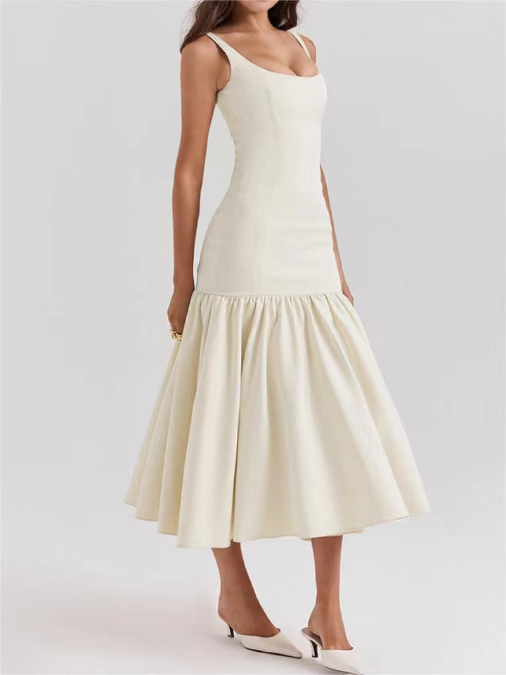 Robe Longue à Volants