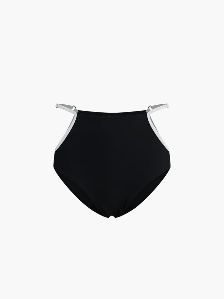 Ensemble Bikini Découpé à Liseré Contrasté