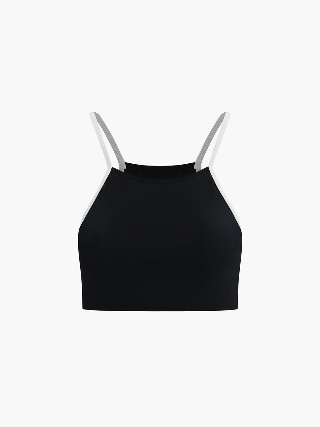 Ensemble Bikini Découpé à Liens Contrastés