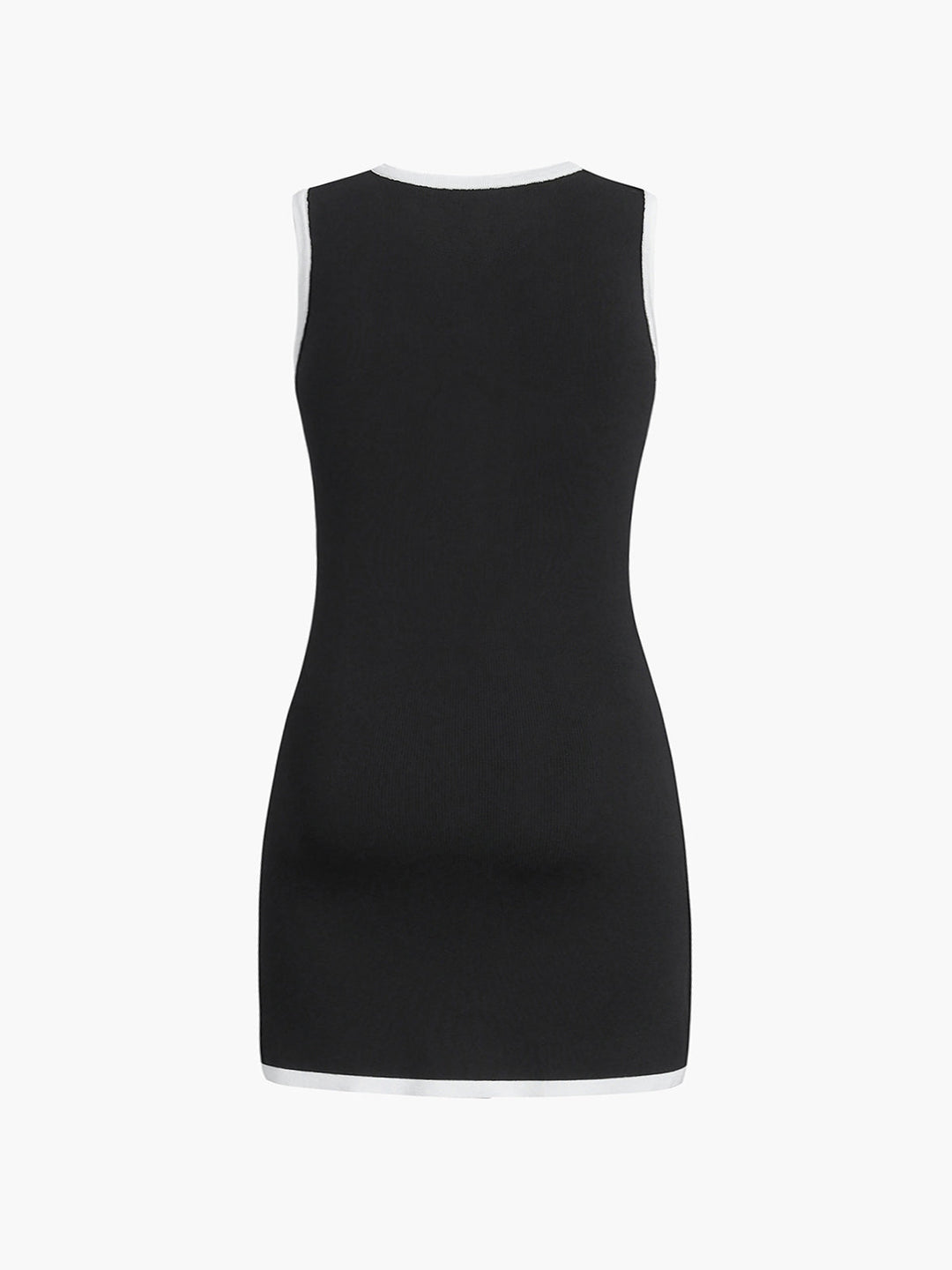 Robe Pull Courte Sans Manches Boutonnée Multi-Poches