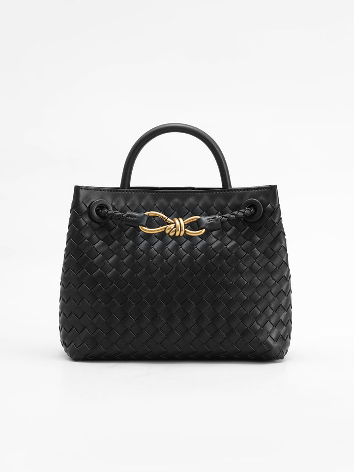 Sac à main à détail torsadé en métal