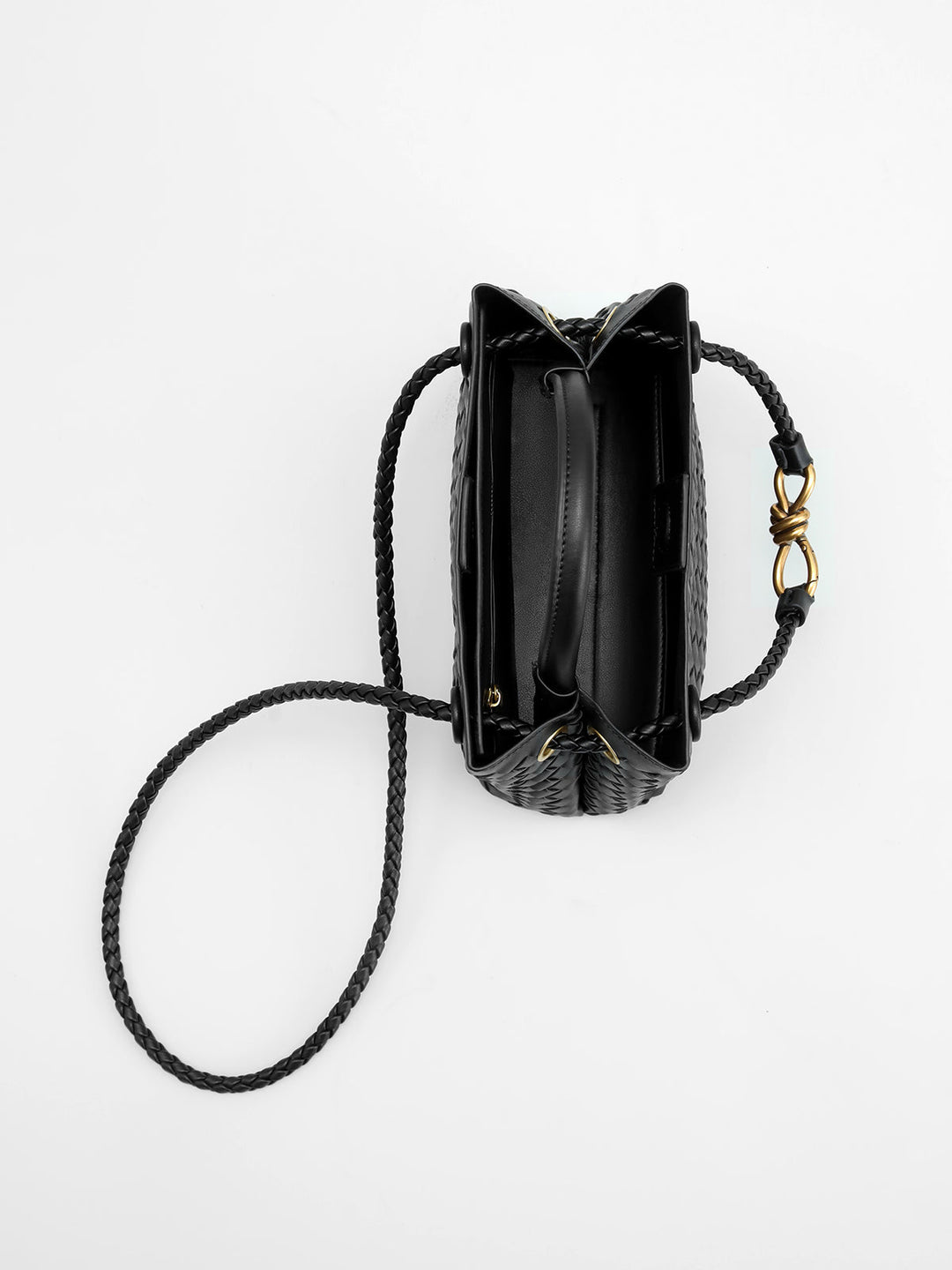 Sac à main à détail torsadé en métal