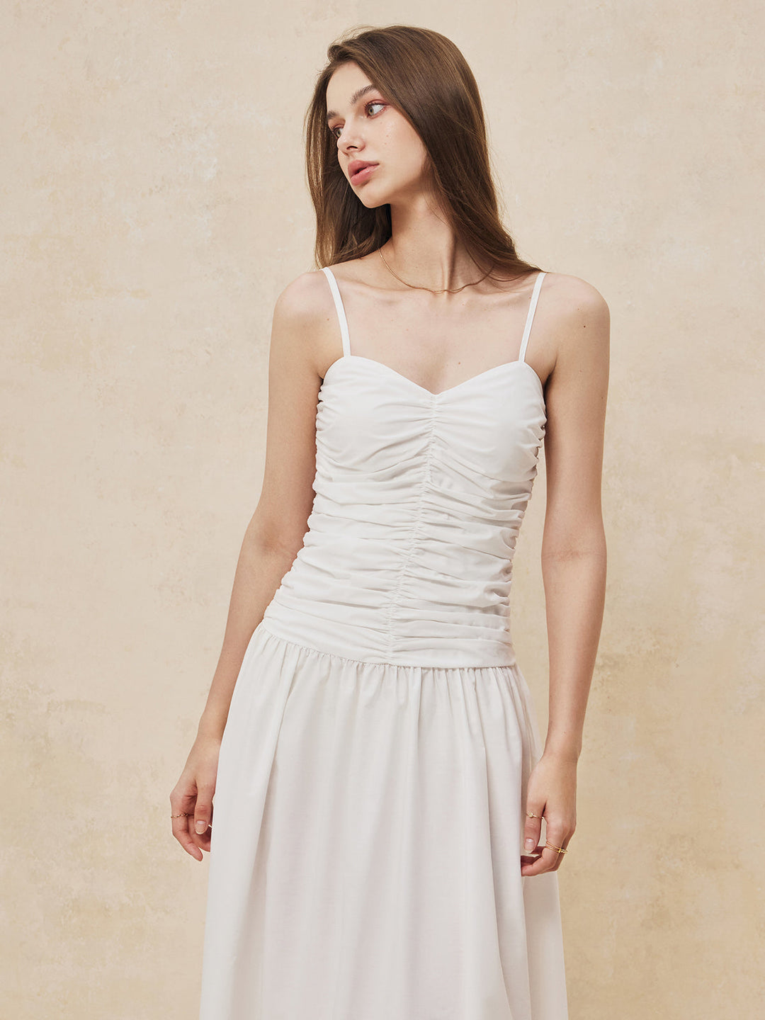 Serendipity Robe Longue à Ruchés
