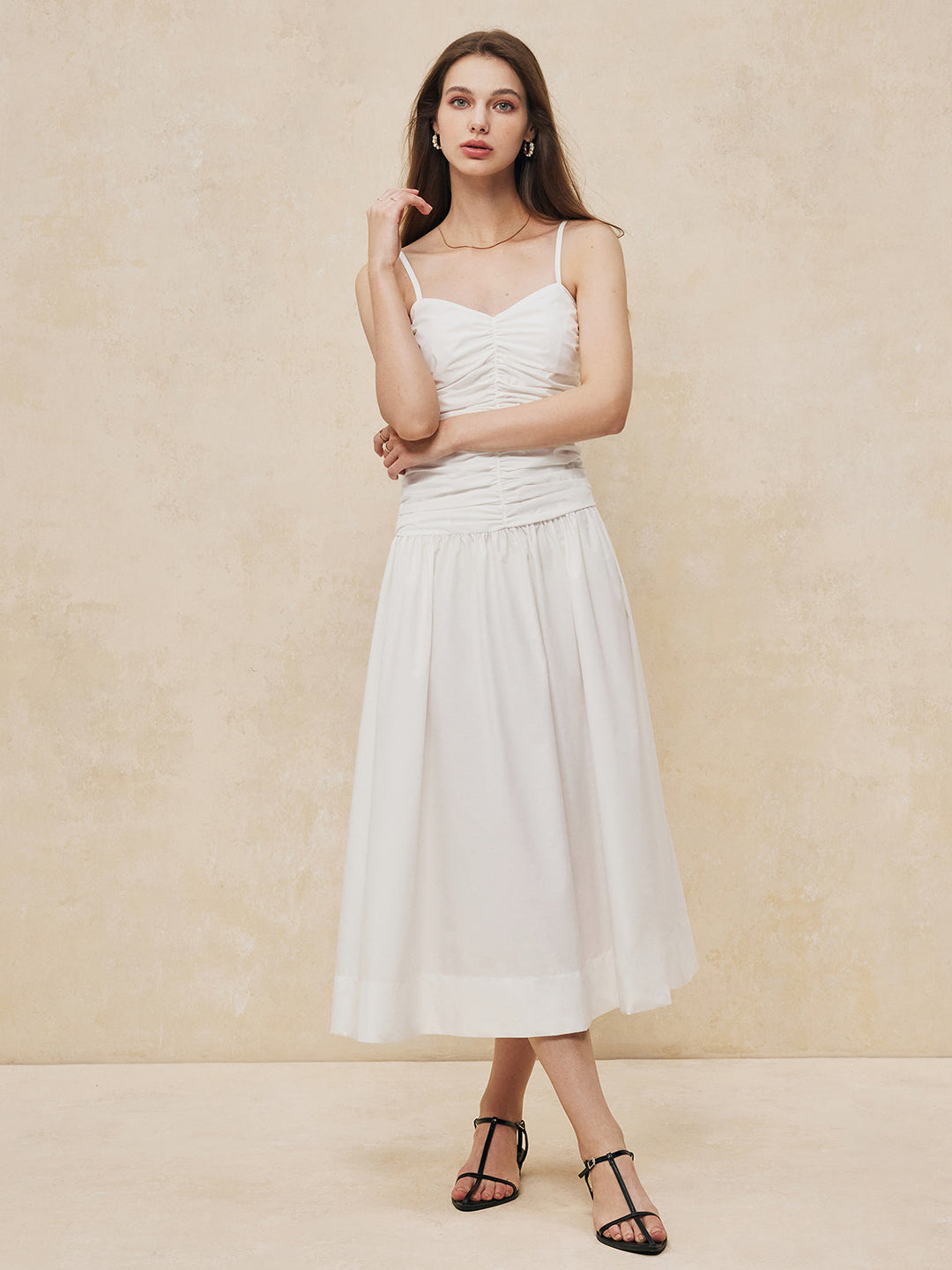 Serendipity Robe Longue à Ruchés