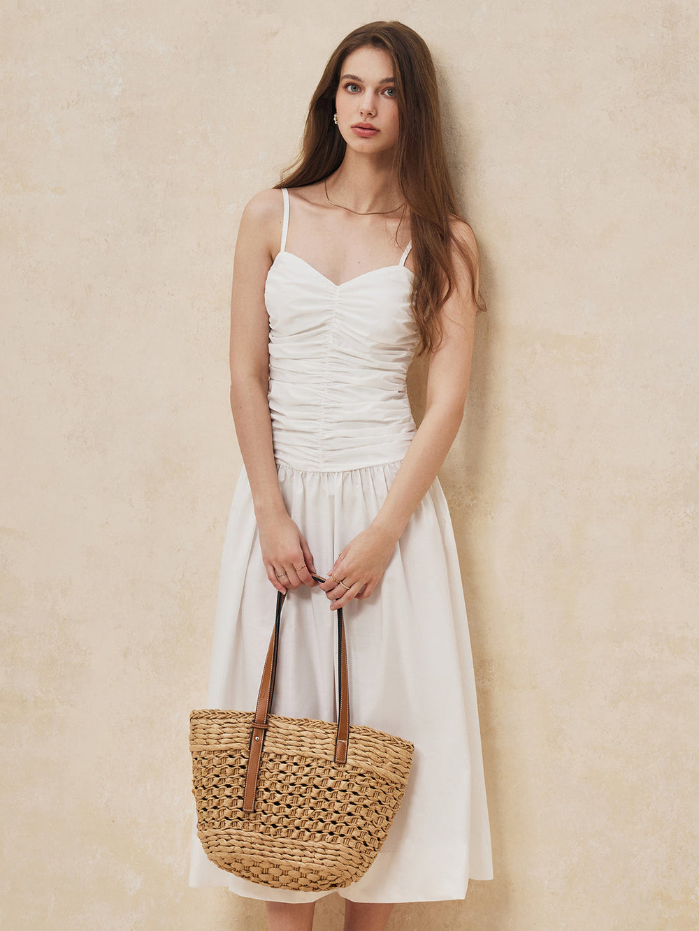 Serendipity Robe Longue à Ruchés