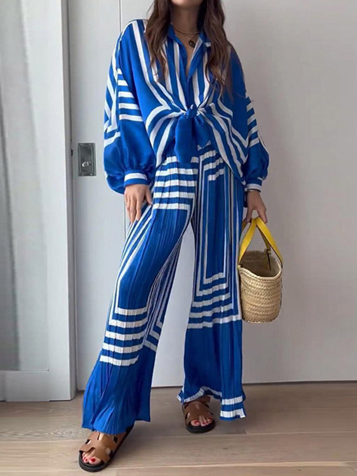 Ensemble Pantalon Vacances Imprimé Oversize