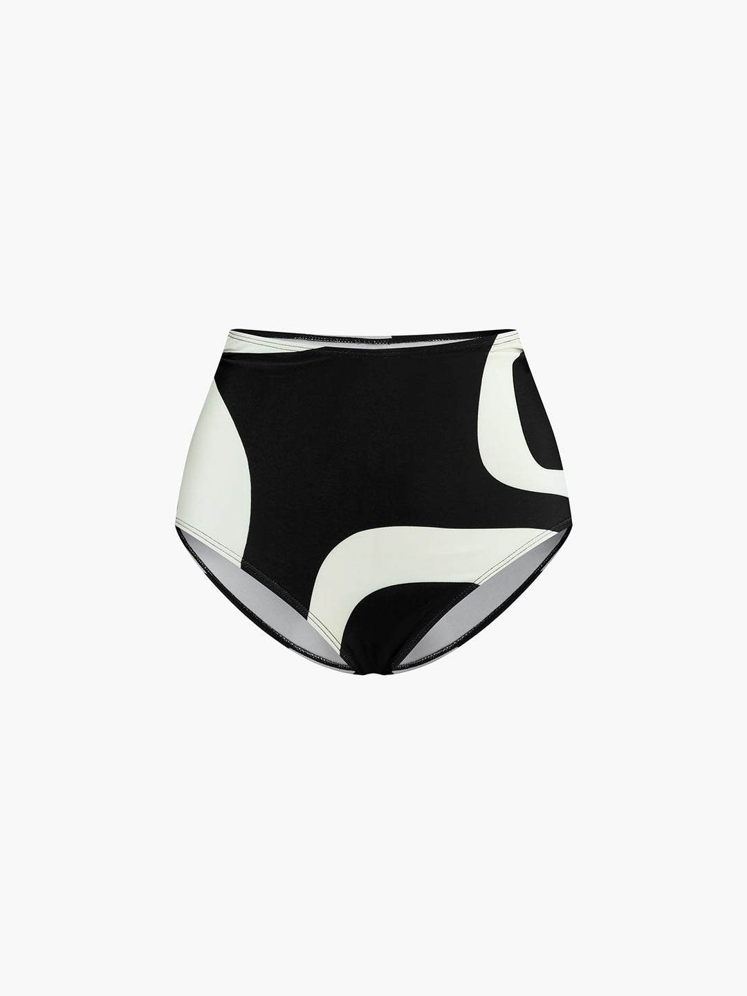 Ensemble de Bikini Asymétrique Bicolore