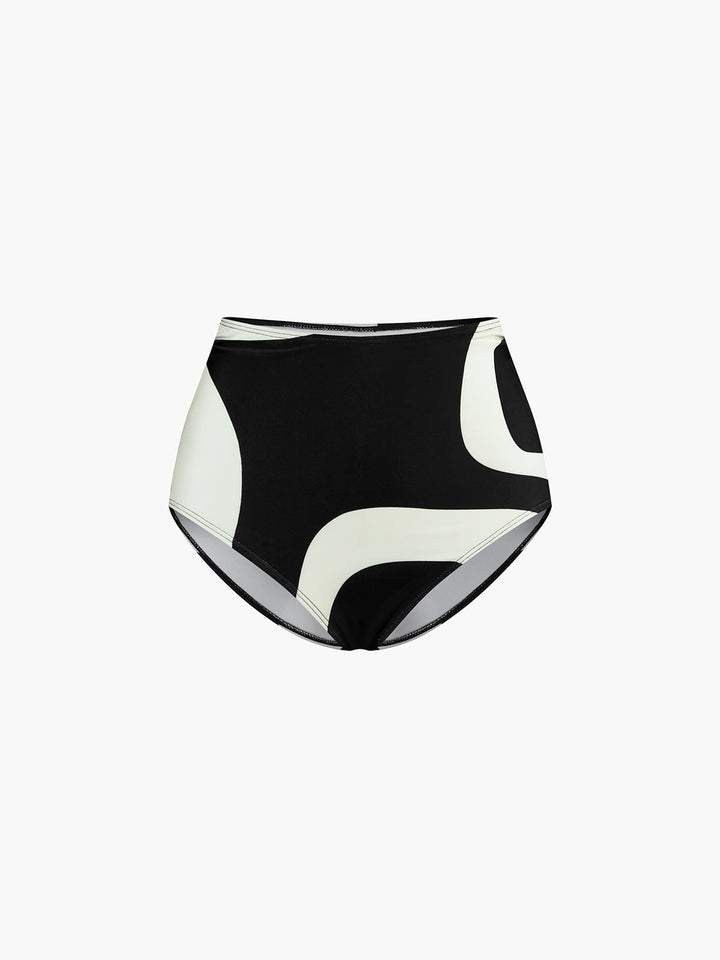 Ensemble Bikini Asymétrique Bicolore