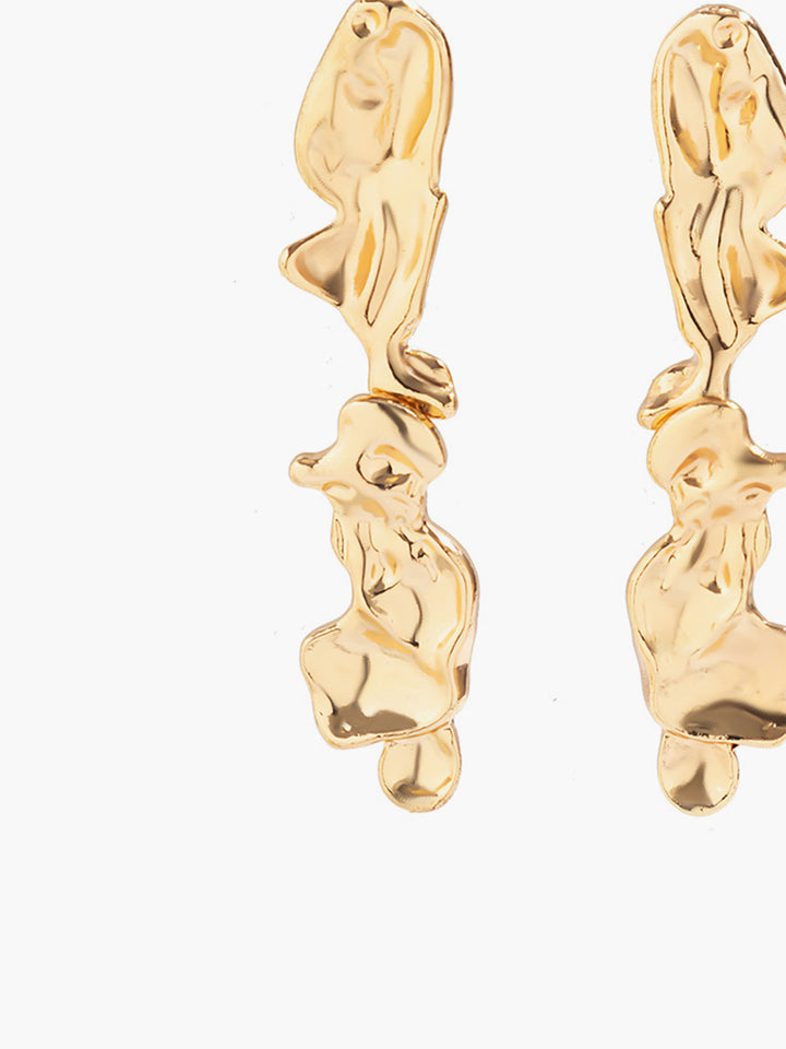 Boucles d'oreilles clou forme lave