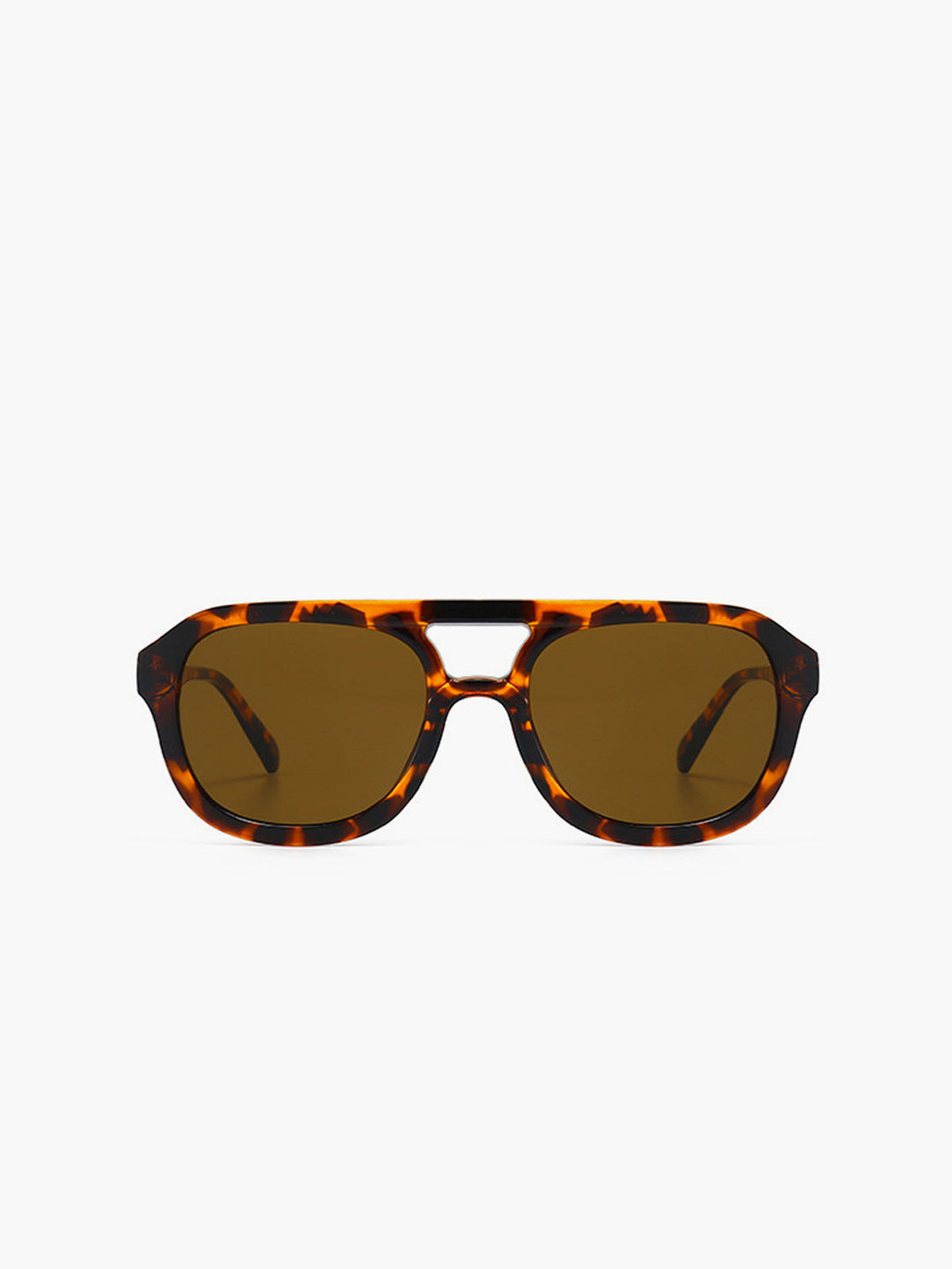 Lunettes de soleil imprimé léopard